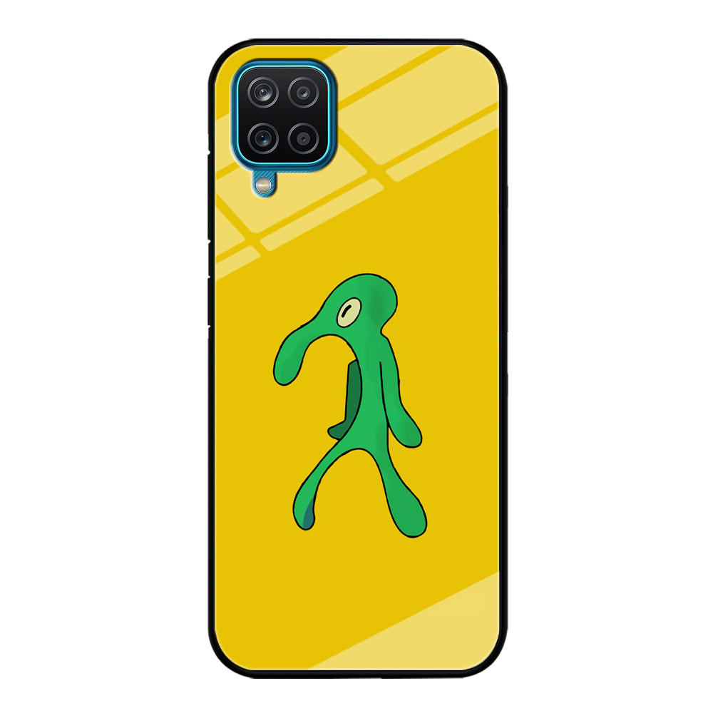 Squidward Painting Masterpiece Samsung Galaxy A12 Case-Phone Case-Tempered Glass Case-Altracase