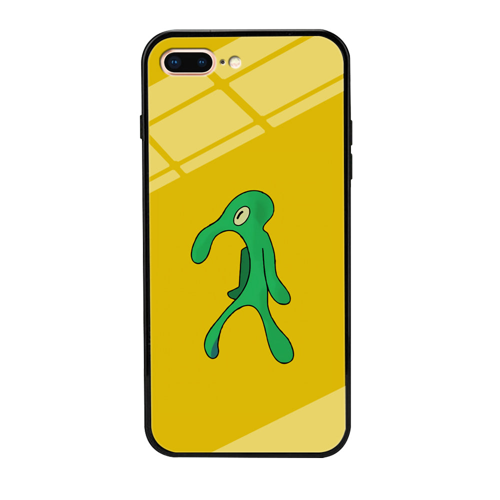 Squidward Painting Masterpiece iPhone 8 Plus Case-Phone Case-Tempered Glass Case-Altracase