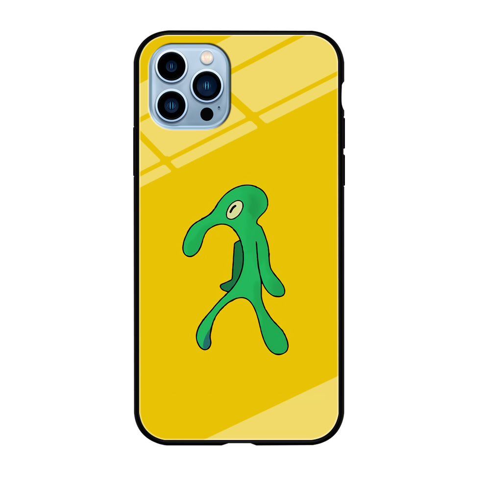 Squidward Painting Masterpiece iPhone 12 Pro Max Case-Phone Case-Tempered Glass Case-Altracase