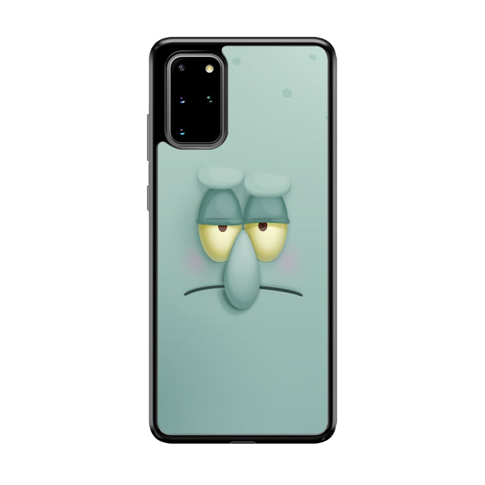 Squidward Tentacles Face Samsung Galaxy S20 Plus Case-Phone Case-Tempered Glass Case-Altracase