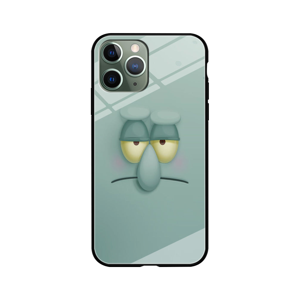 Squidward Tentacles Face iPhone 11 Pro Case-Phone Case-Tempered Glass Case-Altracase