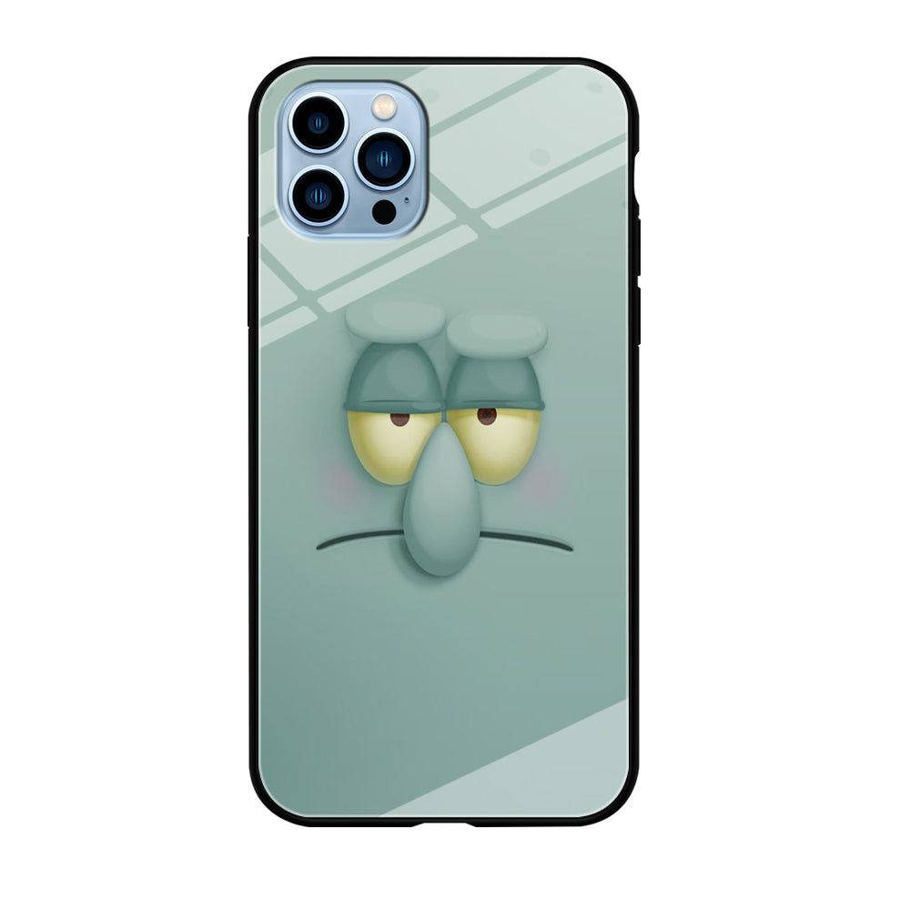 Squidward Tentacles Face iPhone 12 Pro Max Case-Phone Case-Tempered Glass Case-Altracase