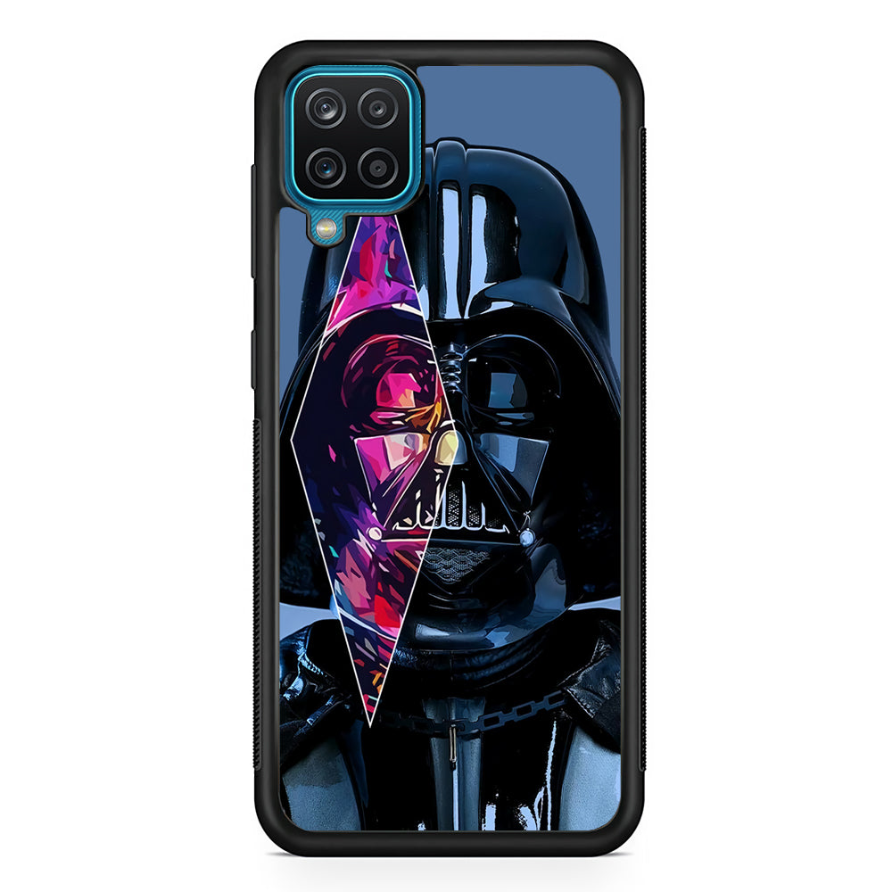 Star Wars Darth Vader Art Samsung Galaxy A12 Case-Phone Case-Rubber Black (2D Case)-Altracase