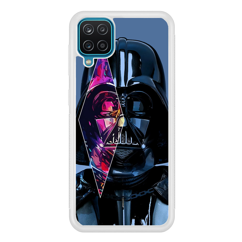 Star Wars Darth Vader Art Samsung Galaxy A12 Case-Phone Case-Rubber White (2D Case)-Altracase
