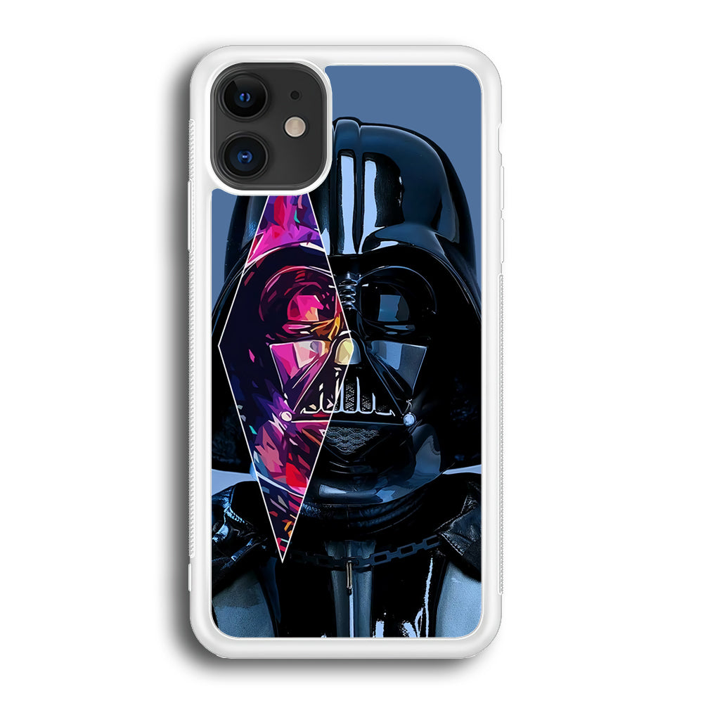 Star Wars Darth Vader Art iPhone 12 Case-Phone Case-Rubber White (2D Case)-Altracase