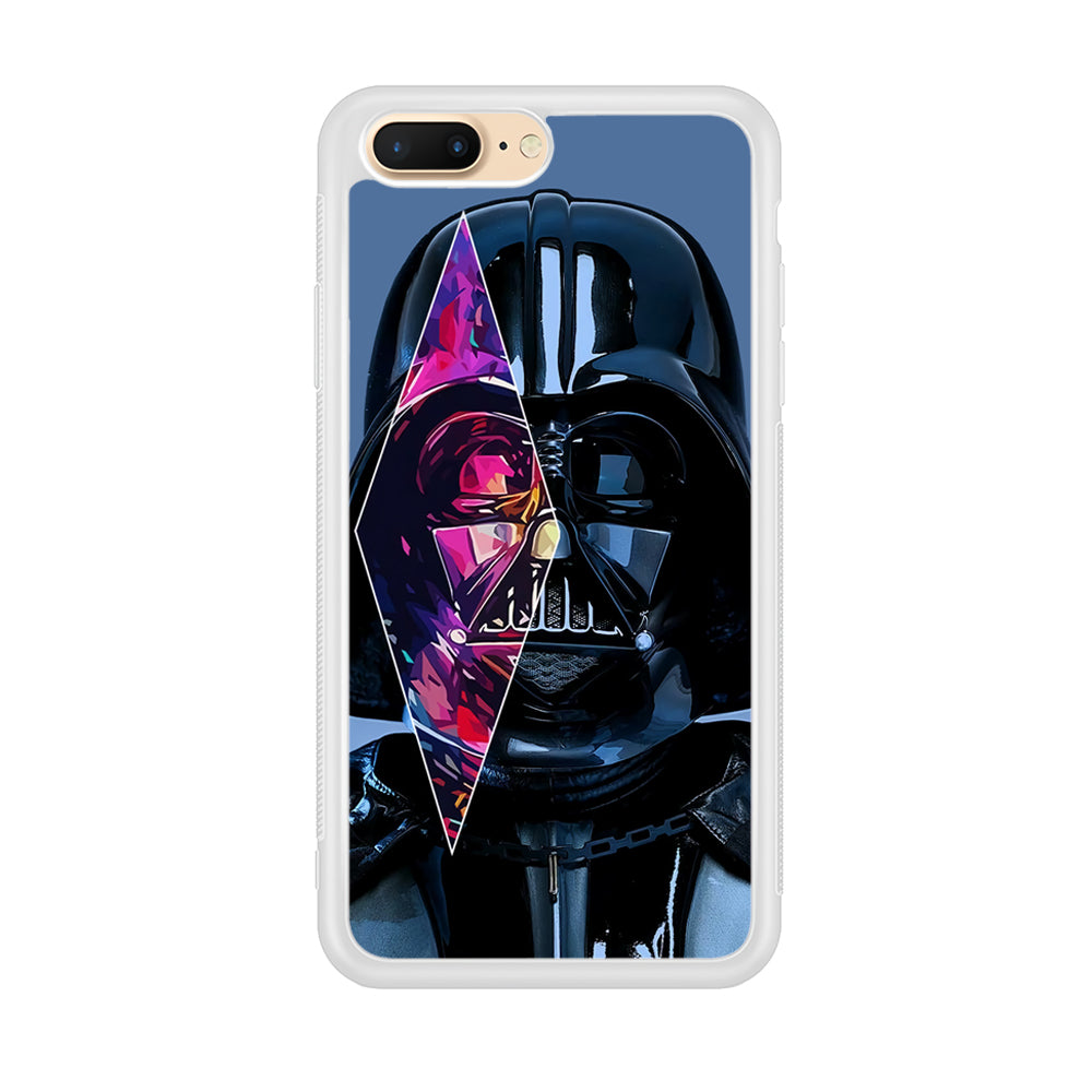 Star Wars Darth Vader Art iPhone 8 Plus Case-Phone Case-Rubber White (2D Case)-Altracase