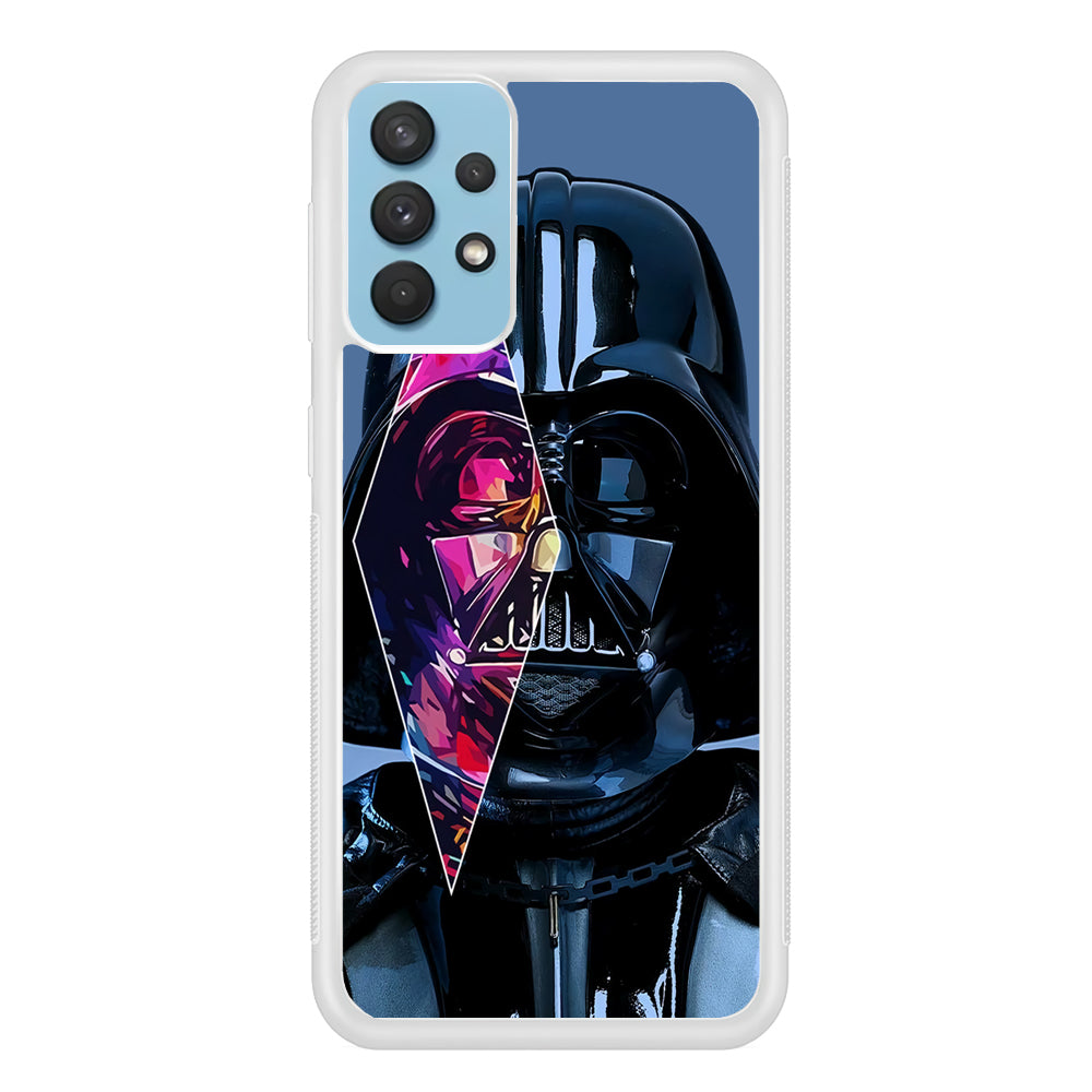 Star Wars Darth Vader Art Samsung Galaxy A32 Case-Phone Case-Rubber White (2D Case)-Altracase