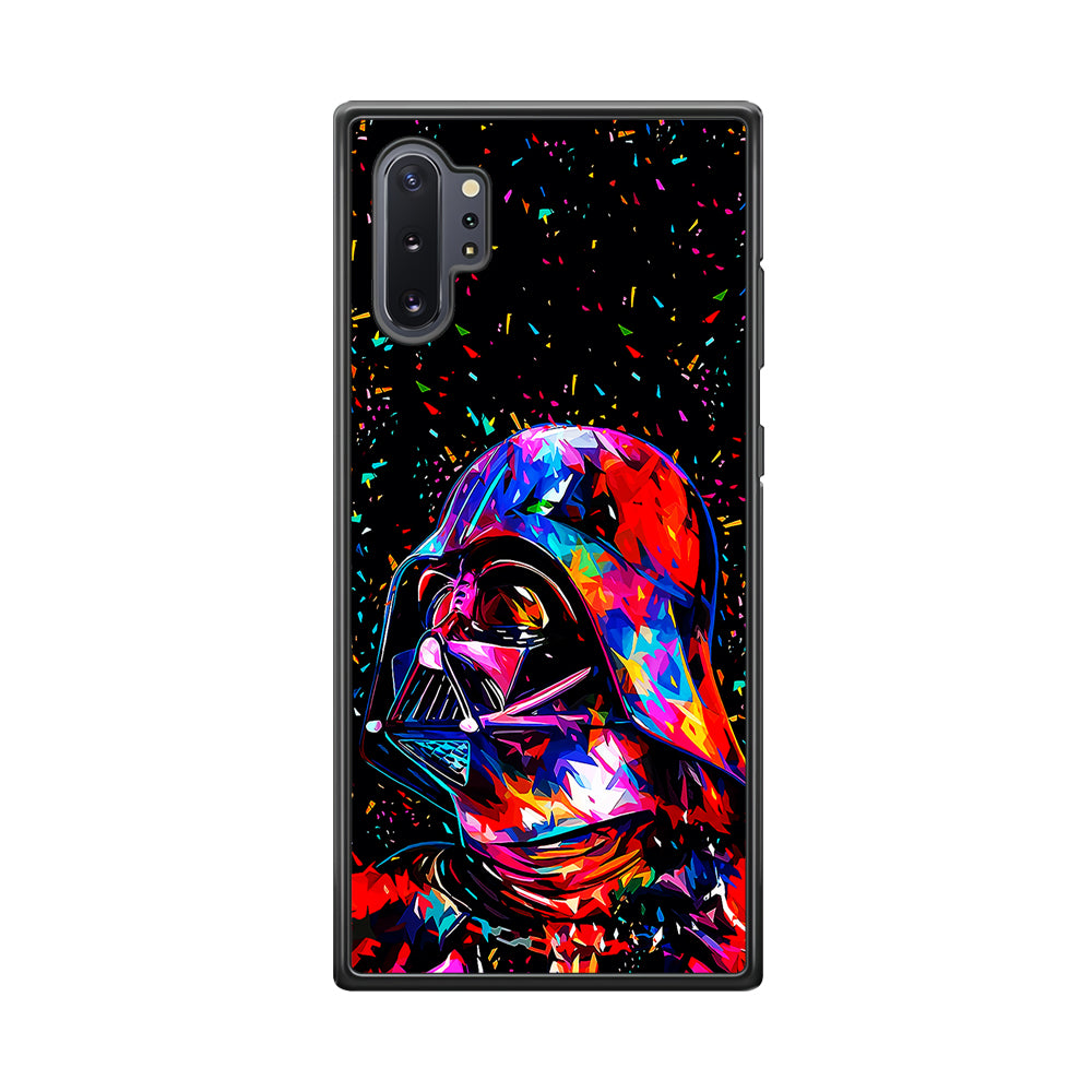 Star Wars Darth Vader Colorful Samsung Galaxy Note 10 Plus Case-Phone Case-Rubber Black (2D Case)-Altracase