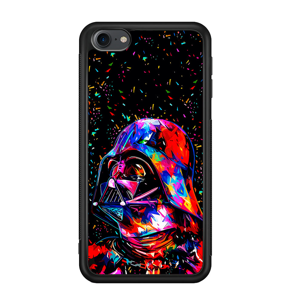 Star Wars Darth Vader Colorful iPod Touch 6 Case-Phone Case-Rubber White (2D Case)-Altracase