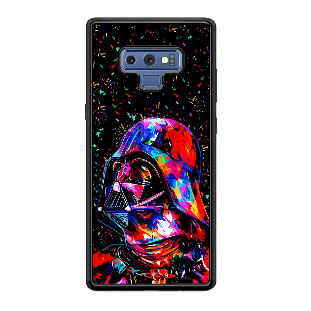 Star Wars Darth Vader Colorful Samsung Galaxy Note 9 Case-Phone Case-Rubber Black (2D Case)-Altracase