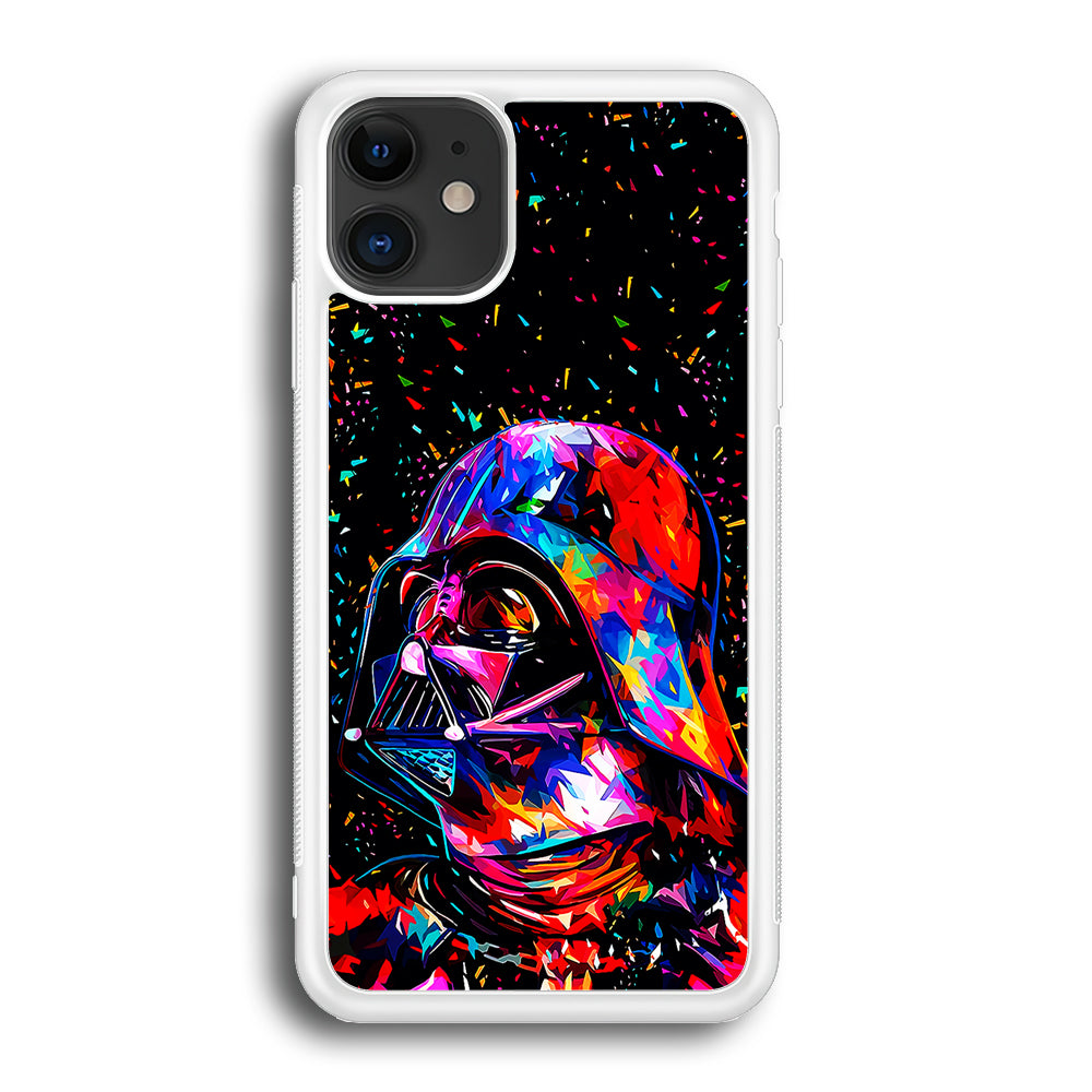 Star Wars Darth Vader Colorful iPhone 12 Case-Phone Case-Rubber White (2D Case)-Altracase