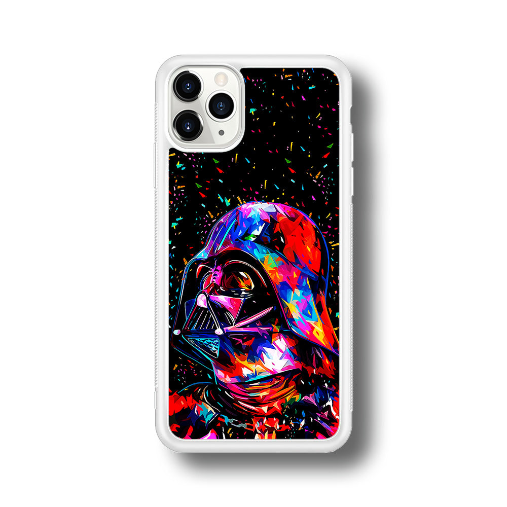 Star Wars Darth Vader Colorful iPhone 11 Pro Case-Phone Case-Rubber White (2D Case)-Altracase