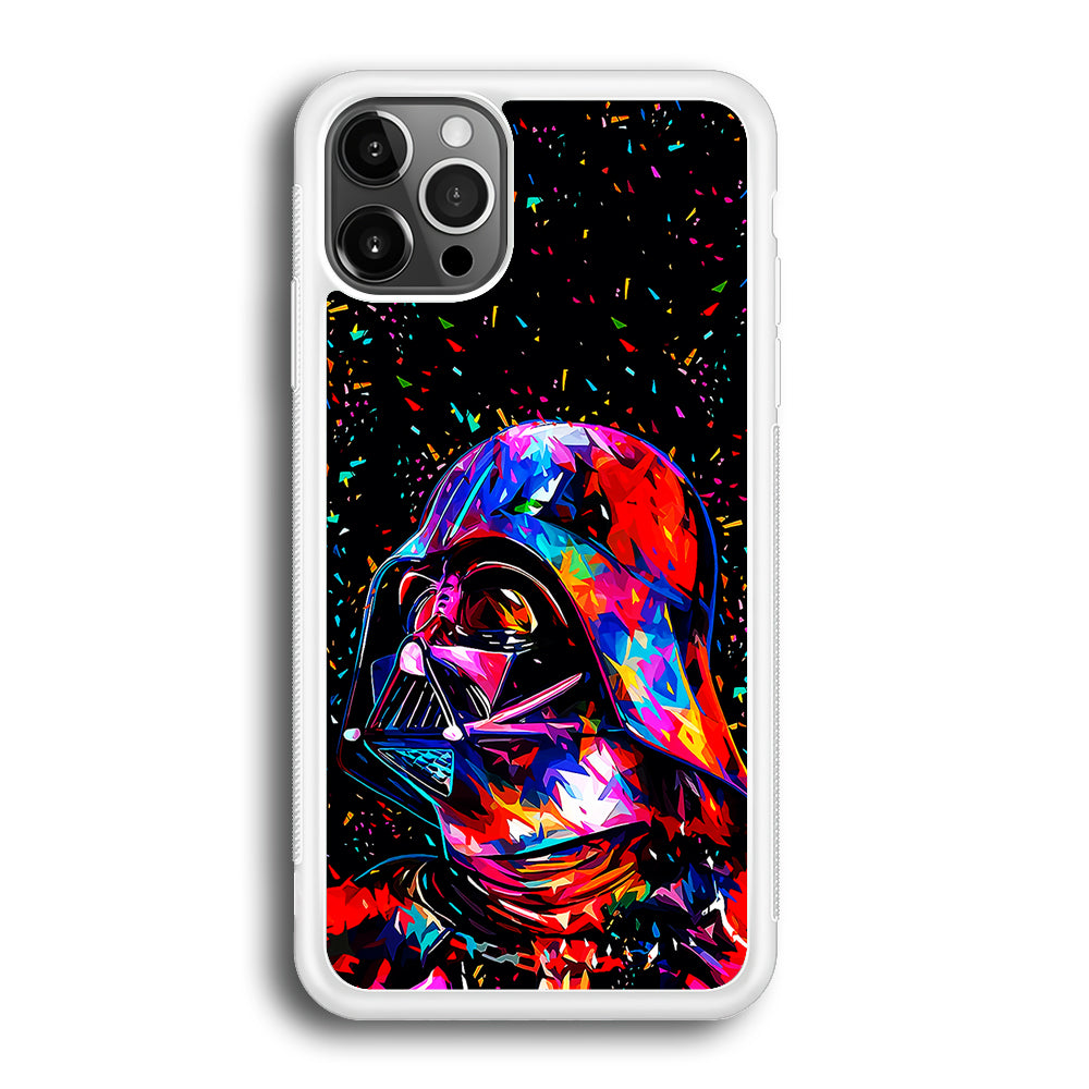 Star Wars Darth Vader Colorful iPhone 12 Pro Max Case-Phone Case-Rubber White (2D Case)-Altracase