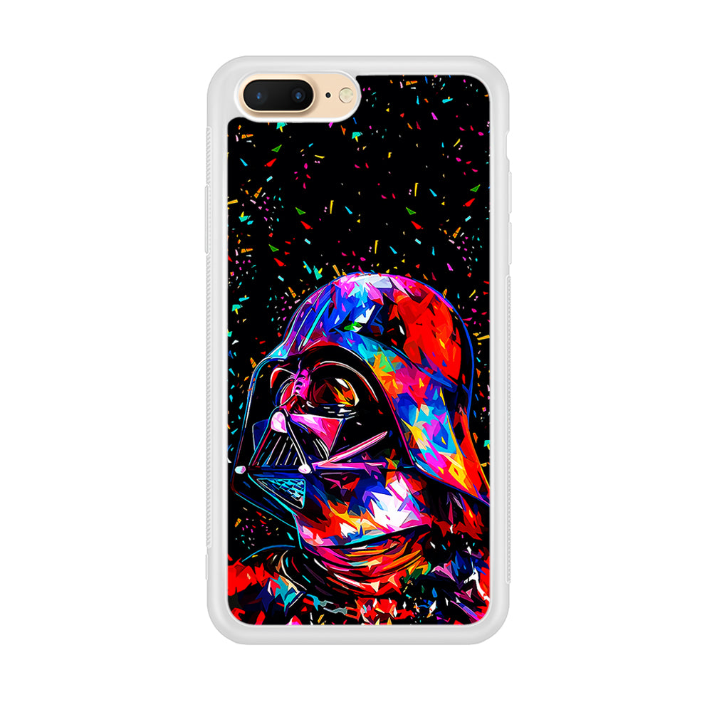 Star Wars Darth Vader Colorful iPhone 8 Plus Case-Phone Case-Rubber White (2D Case)-Altracase