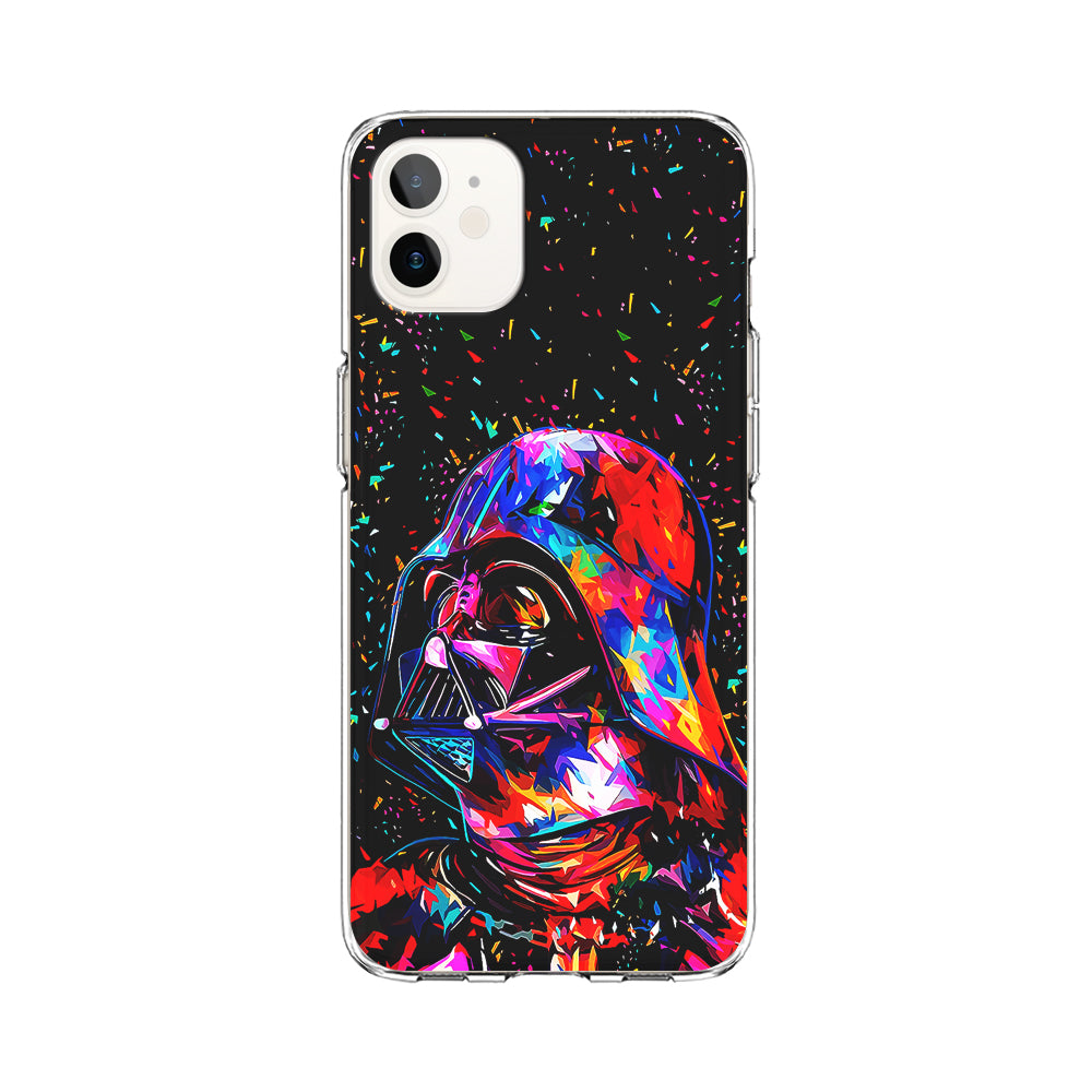 Star Wars Darth Vader Colorful iPhone 12 Case-Phone Case-Clear Soft Case-Altracase