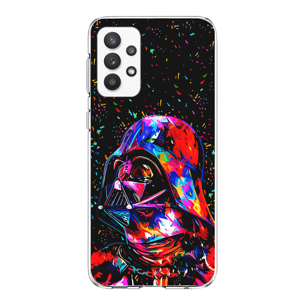 Star Wars Darth Vader Colorful Samsung Galaxy A32 Case-Phone Case-Clear Soft Case-Altracase