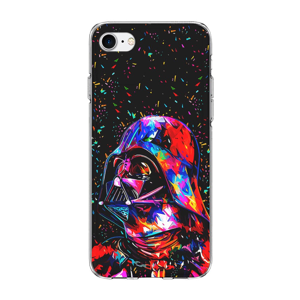 Star Wars Darth Vader Colorful iPhone SE 3 2022 Case-Phone Case-Clear Soft Case-Altracase