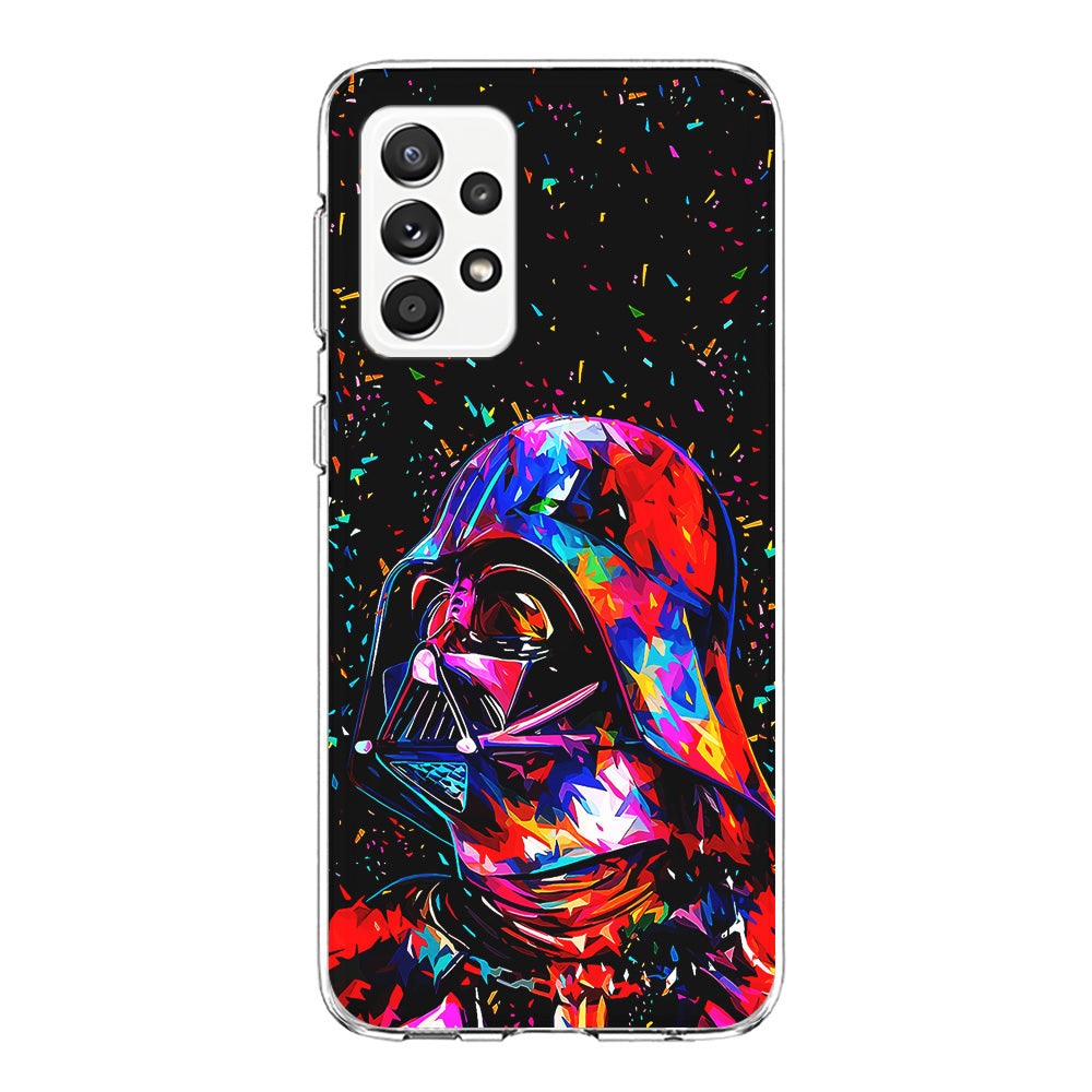 Star Wars Darth Vader Colorful Samsung Galaxy A72 Case-Phone Case-Clear Soft Case-Altracase