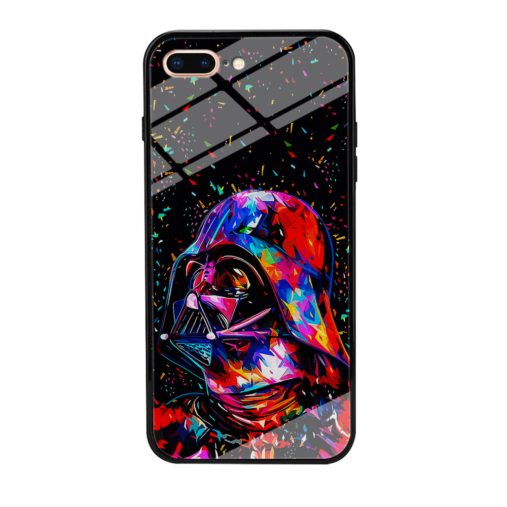Star Wars Darth Vader Colorful iPhone 8 Plus Case-Phone Case-Tempered Glass Case-Altracase