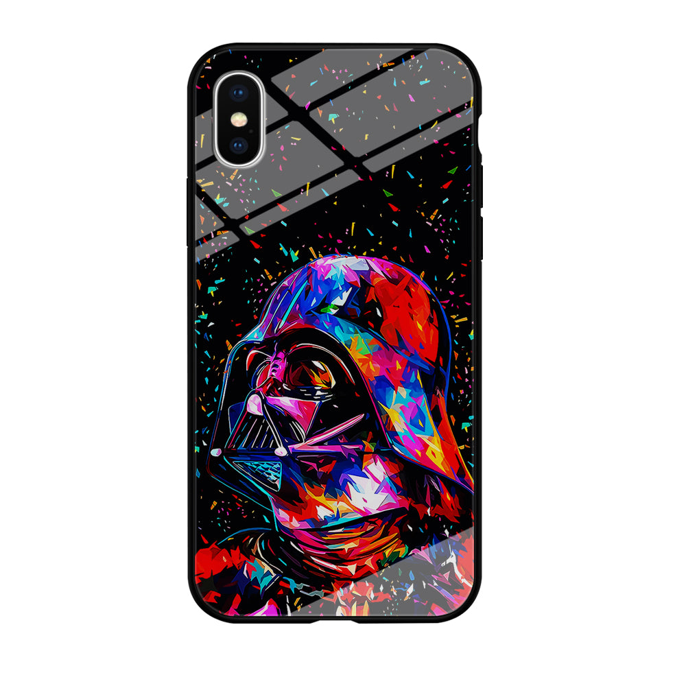 Star Wars Darth Vader Colorful iPhone Xs Case-Phone Case-Tempered Glass Case-Altracase