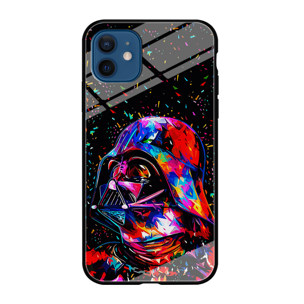 Star Wars Darth Vader Colorful iPhone 12 Case-Phone Case-Tempered Glass Case-Altracase