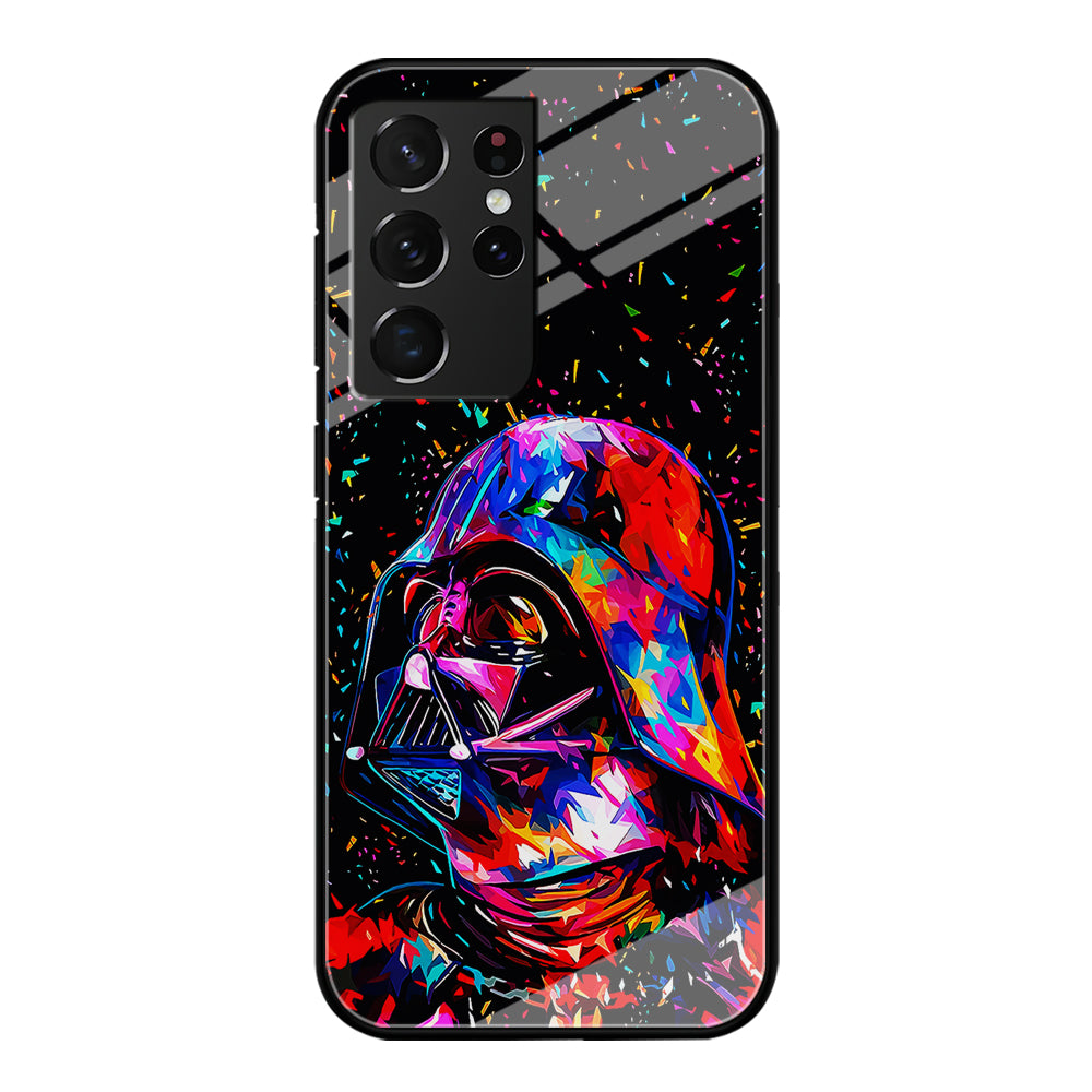 Star Wars Darth Vader Colorful Samsung Galaxy S21 Ultra Case-Phone Case-Tempered Glass Case-Altracase