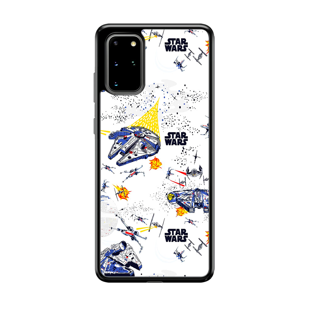 Star Wars Fighter Plane Samsung Galaxy S20 Plus Case-Phone Case-Tempered Glass Case-Altracase