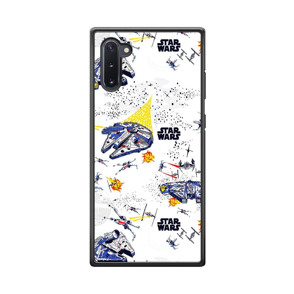 Star Wars Fighter Plane Samsung Galaxy Note 10 Case-Phone Case-Tempered Glass Case-Altracase