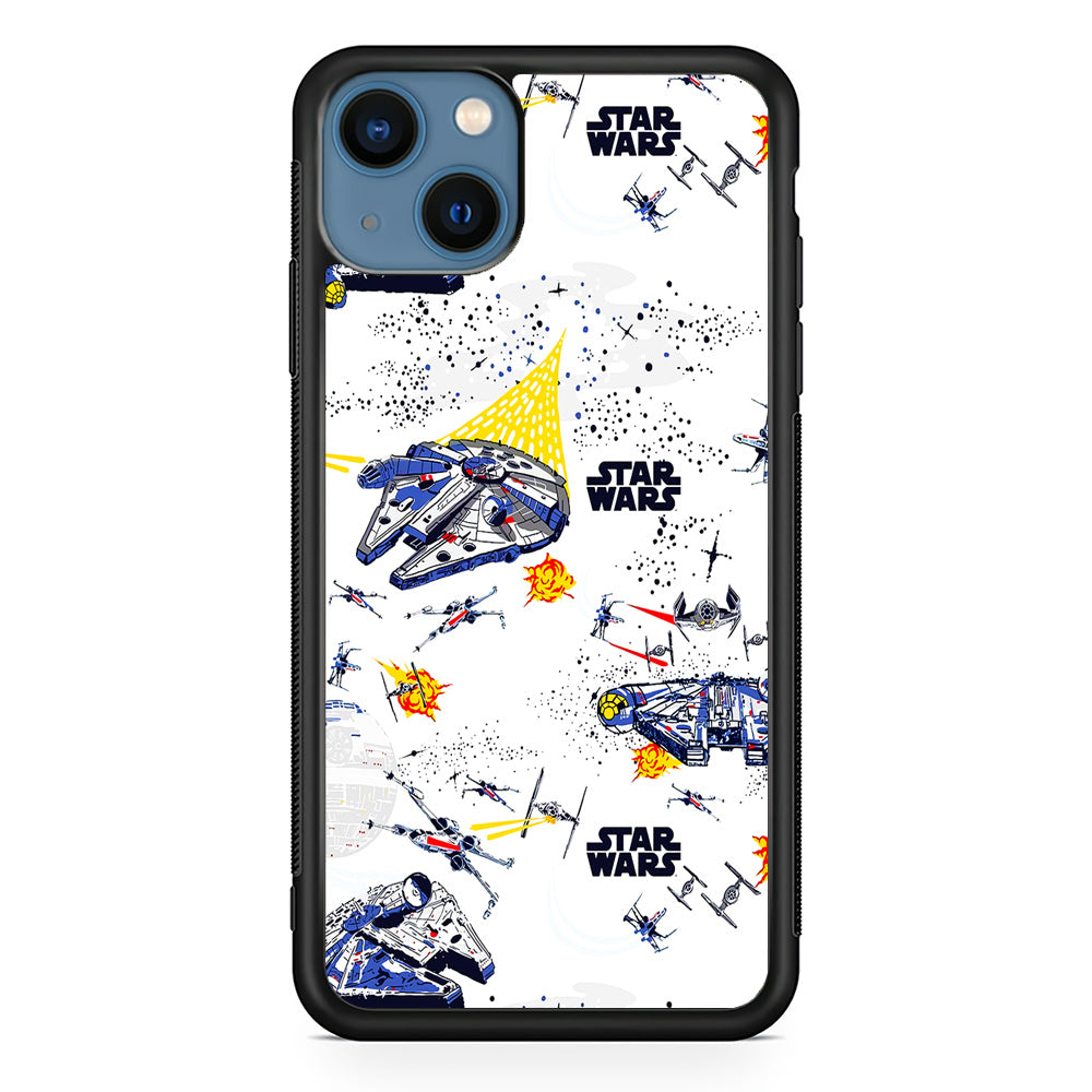 Star Wars Fighter Plane iPhone 13 Case-Phone Case-Rubber Black (2D Case)-Altracase