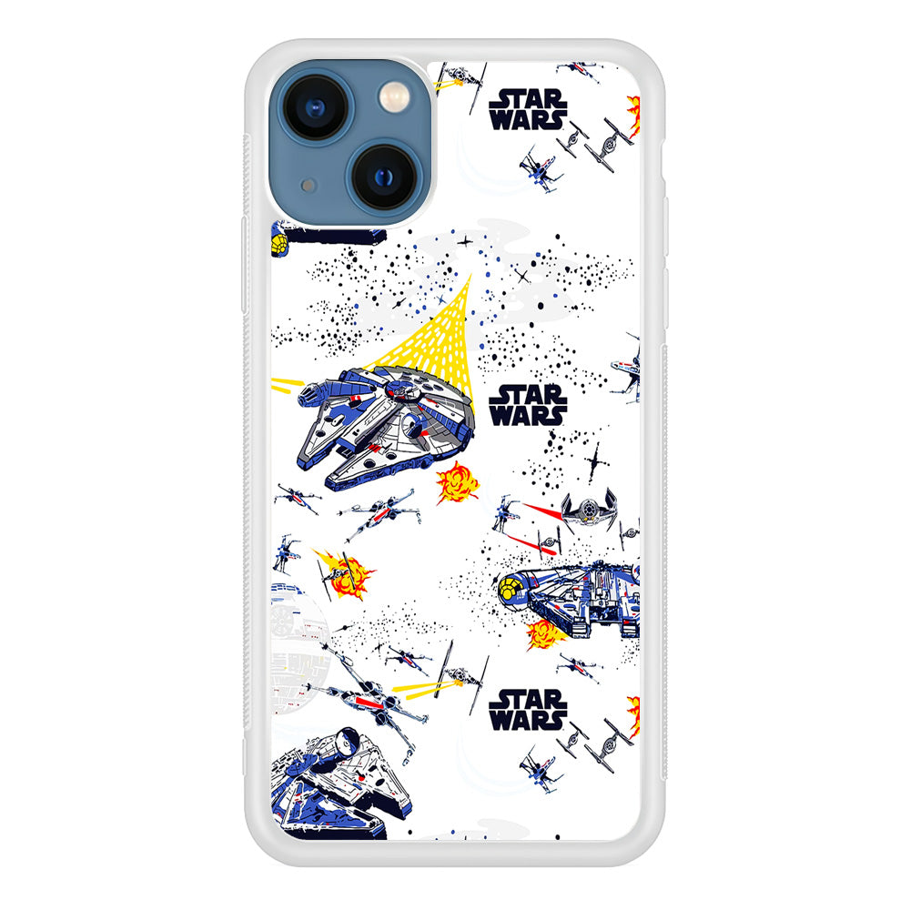 Star Wars Fighter Plane iPhone 13 Case-Phone Case-Rubber White (2D Case)-Altracase