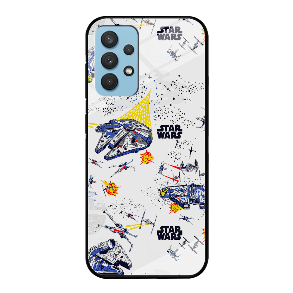 Star Wars Fighter Plane Samsung Galaxy A32 Case-Phone Case-Tempered Glass Case-Altracase