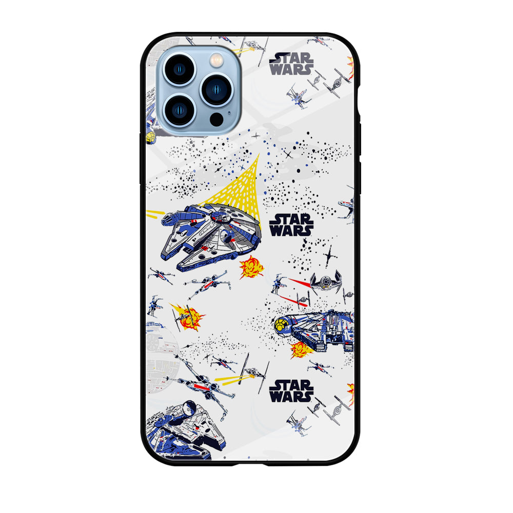 Star Wars Fighter Plane iPhone 12 Pro Max Case-Phone Case-Tempered Glass Case-Altracase