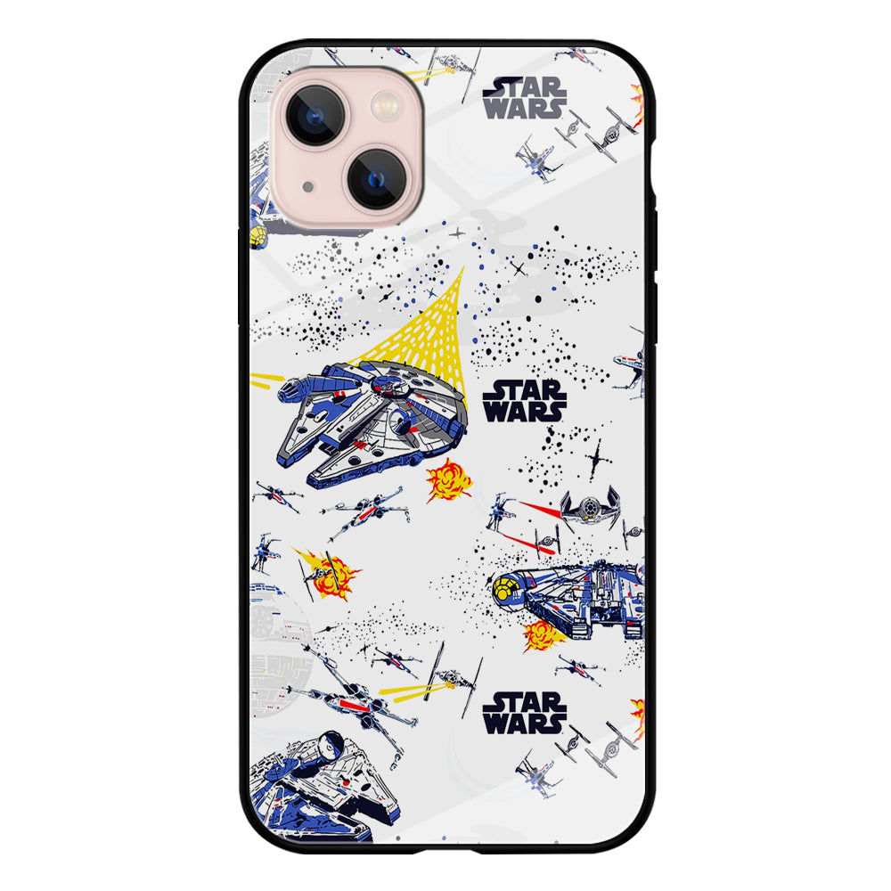 Star Wars Fighter Plane iPhone 14 Plus Case-Phone Case-Tempered Glass Case-Altracase