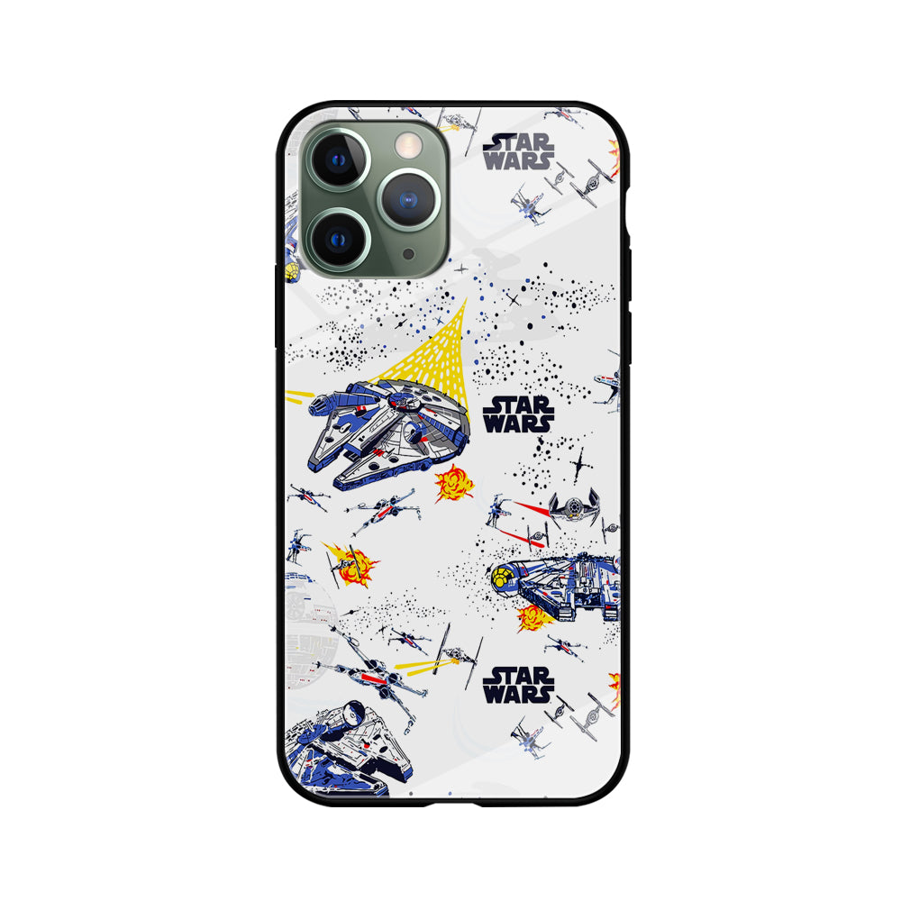Star Wars Fighter Plane iPhone 11 Pro Max Case-Phone Case-Tempered Glass Case-Altracase