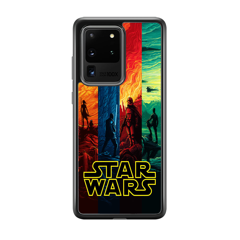 Star Wars Poster Colorful Samsung Galaxy S20 Ultra Case-Phone Case-Tempered Glass Case-Altracase
