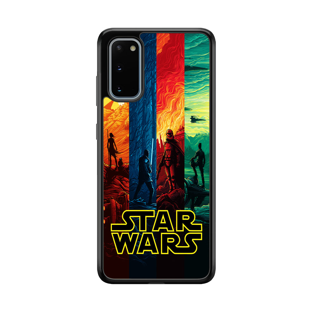 Star Wars Poster Colorful Samsung Galaxy S20 Case-Phone Case-Tempered Glass Case-Altracase