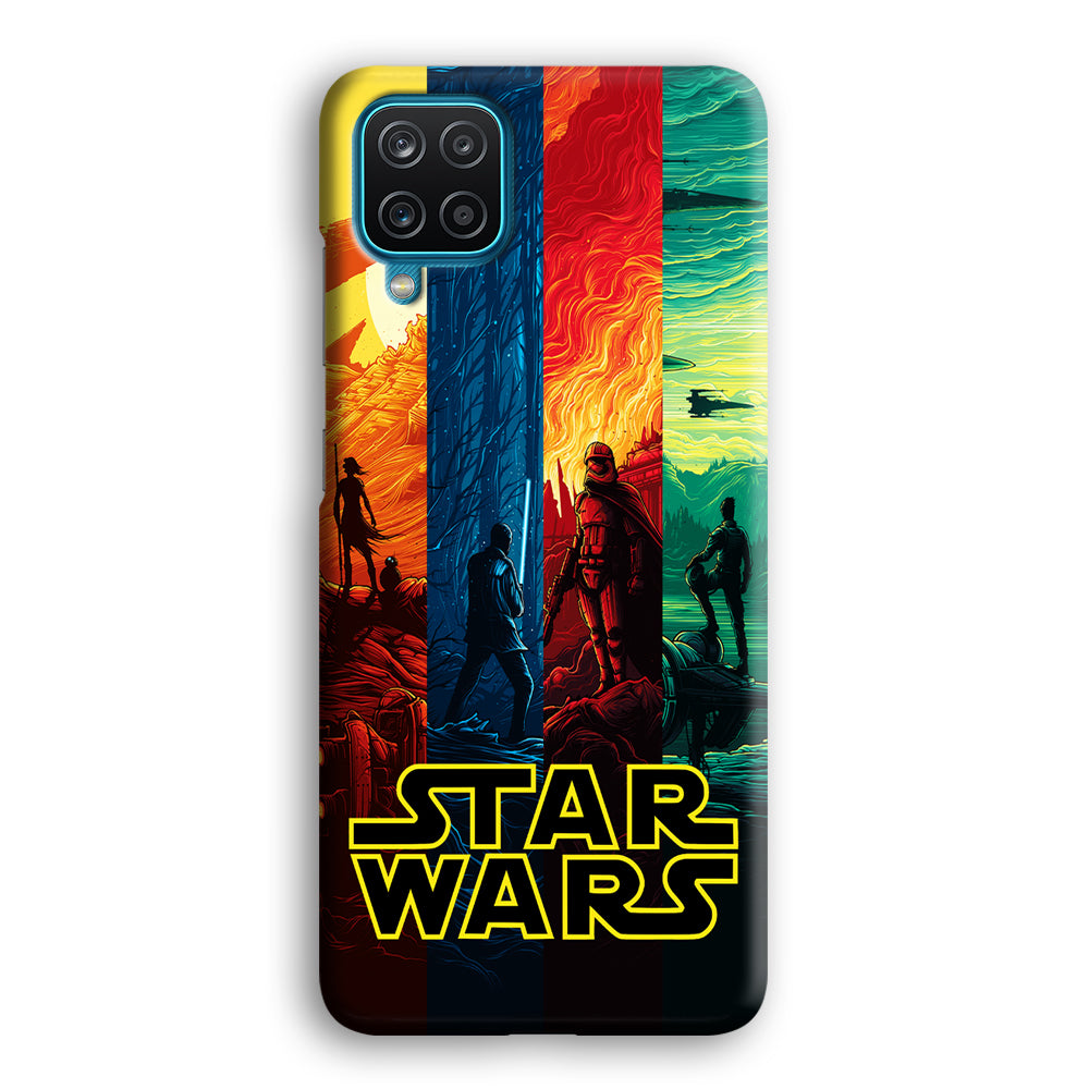 Star Wars Poster Colorful Samsung Galaxy A12 Case-Phone Case-3D Case-Altracase
