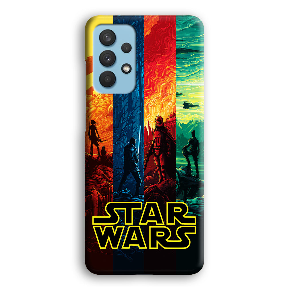 Star Wars Poster Colorful Samsung Galaxy A32 Case-Phone Case-3D Case-Altracase