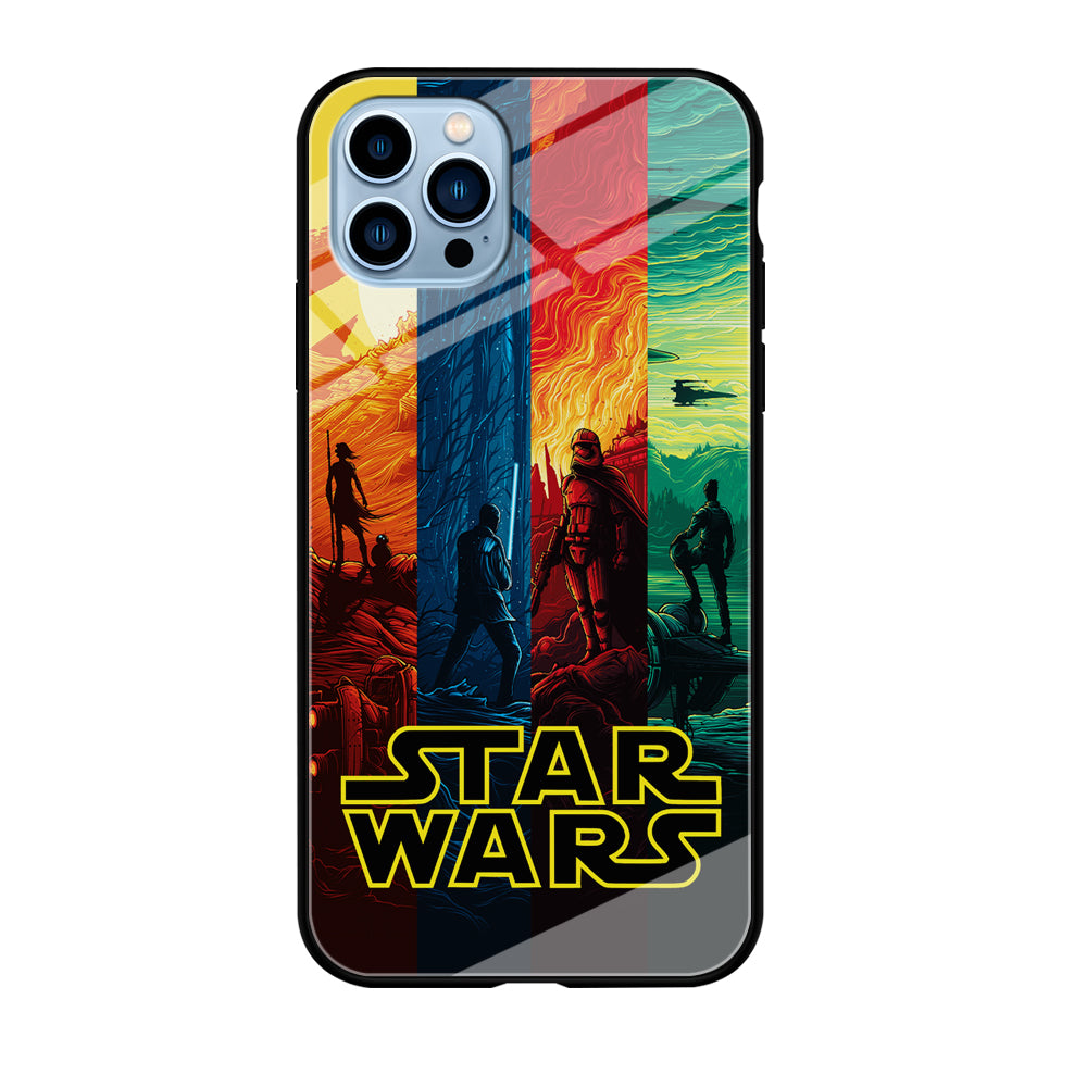 Star Wars Poster Colorful iPhone 12 Pro Max Case-Phone Case-Tempered Glass Case-Altracase