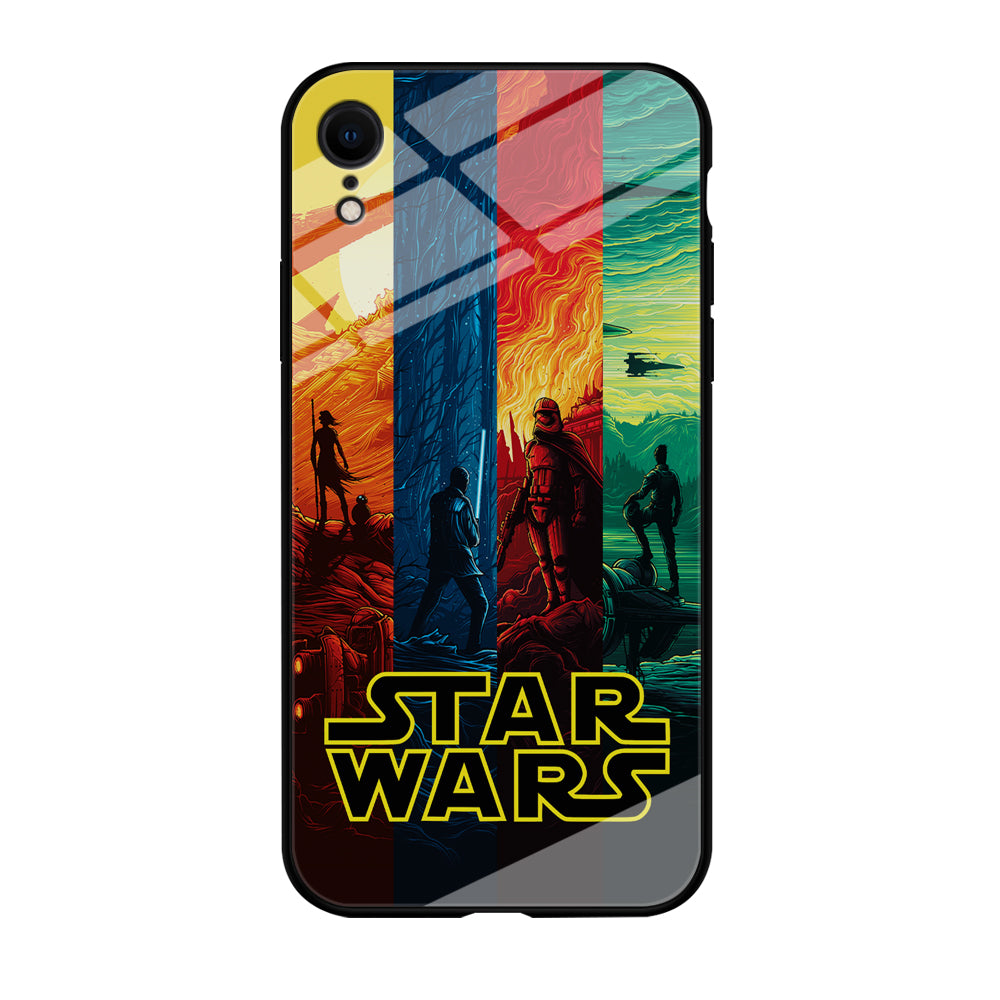 Star Wars Poster Colorful iPhone XR Case-Phone Case-Tempered Glass Case-Altracase