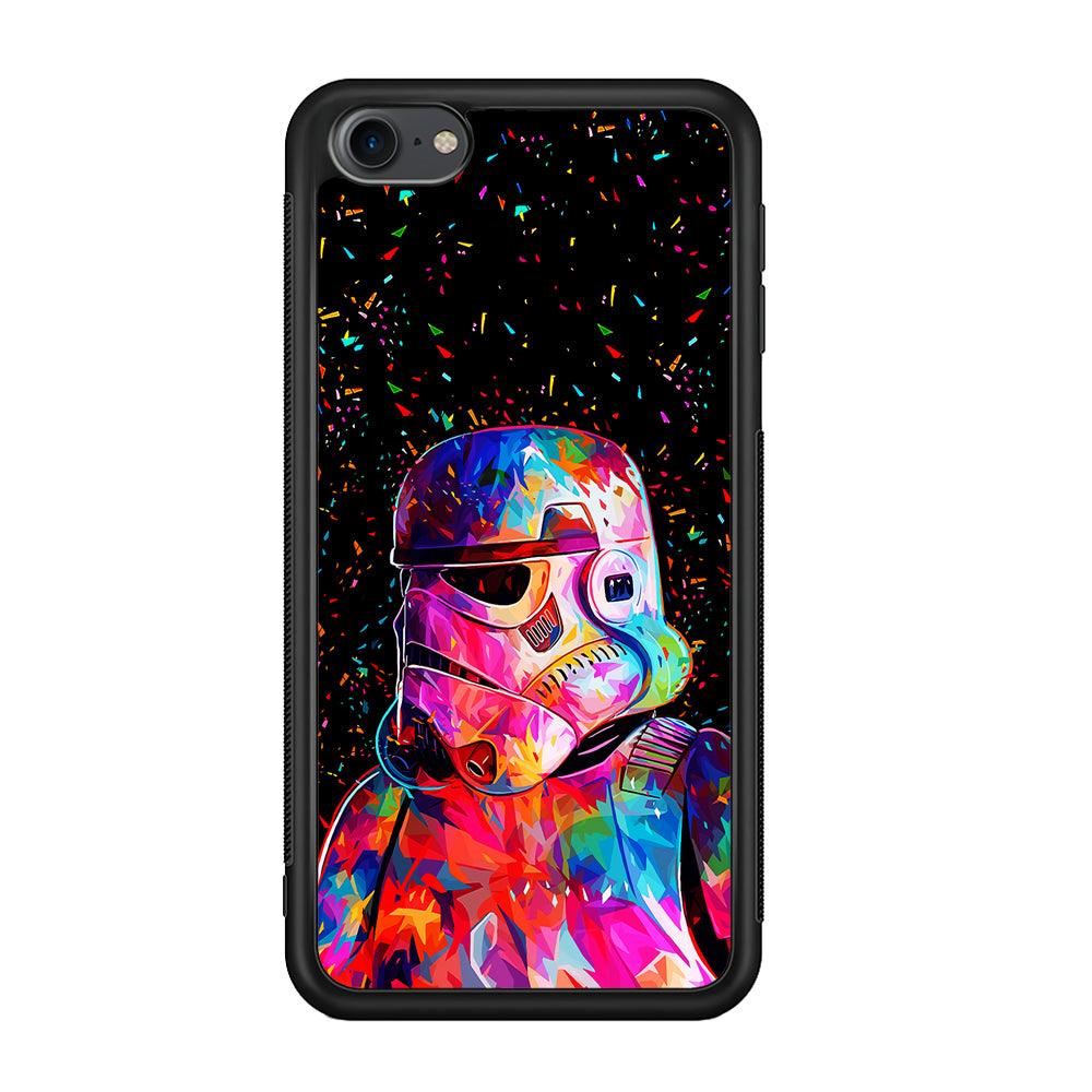 Star Wars Stormtrooper Colorful iPod Touch 6 Case-Phone Case-Rubber White (2D Case)-Altracase