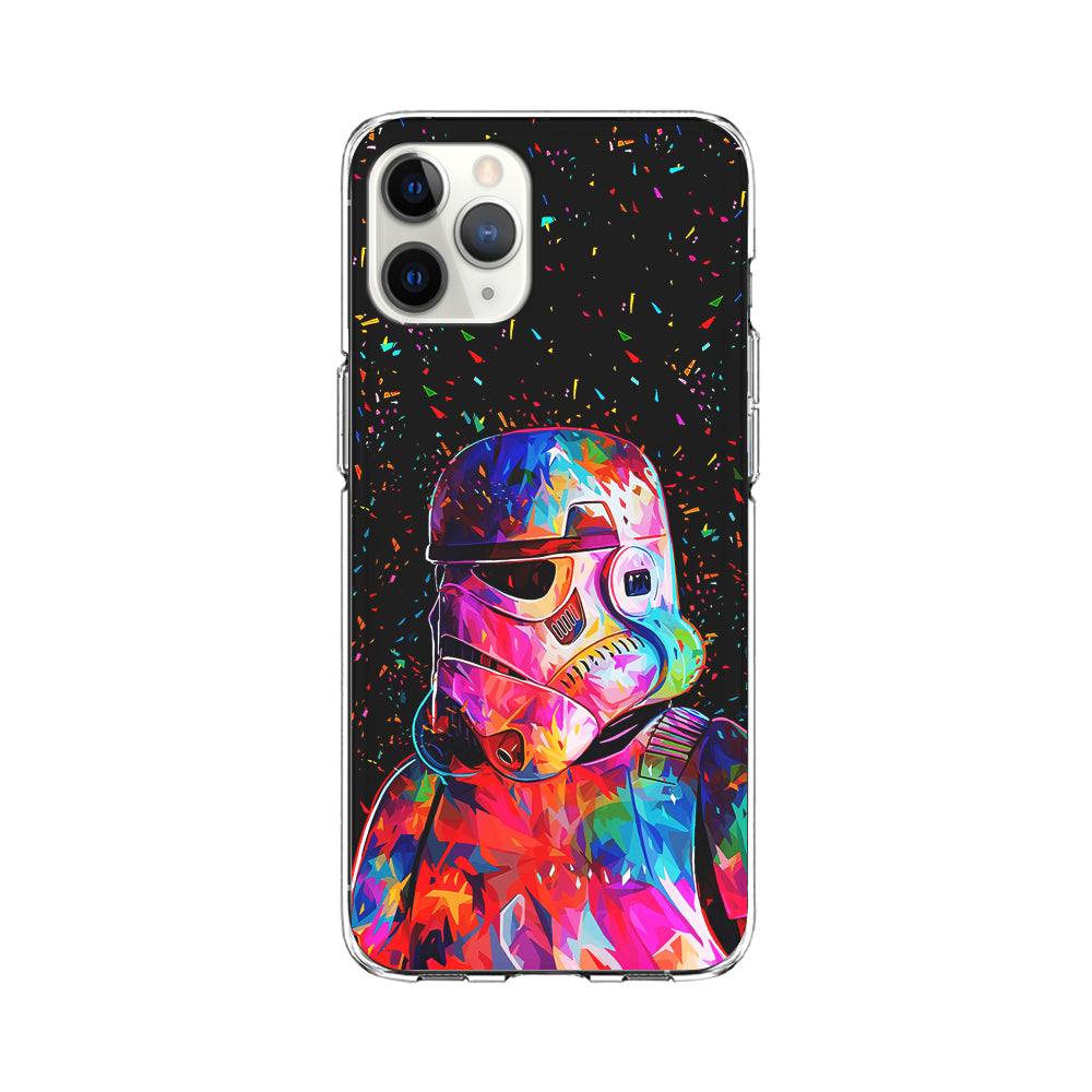 Star Wars Stormtrooper Colorful iPhone 11 Pro Max Case-Phone Case-Clear Soft Case-Altracase