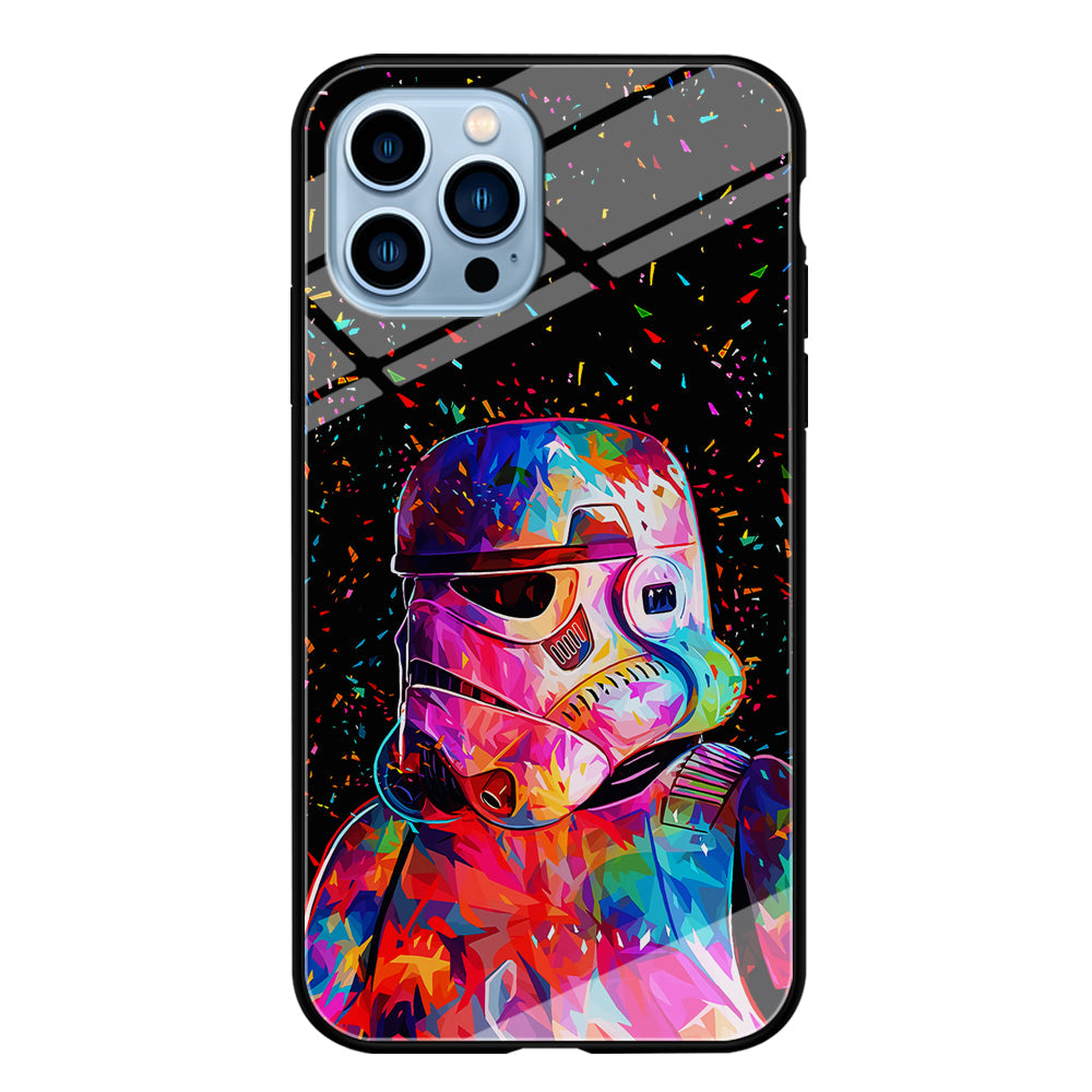 Star Wars Stormtrooper Colorful iPhone 14 Pro Case-Phone Case-Tempered Glass Case-Altracase