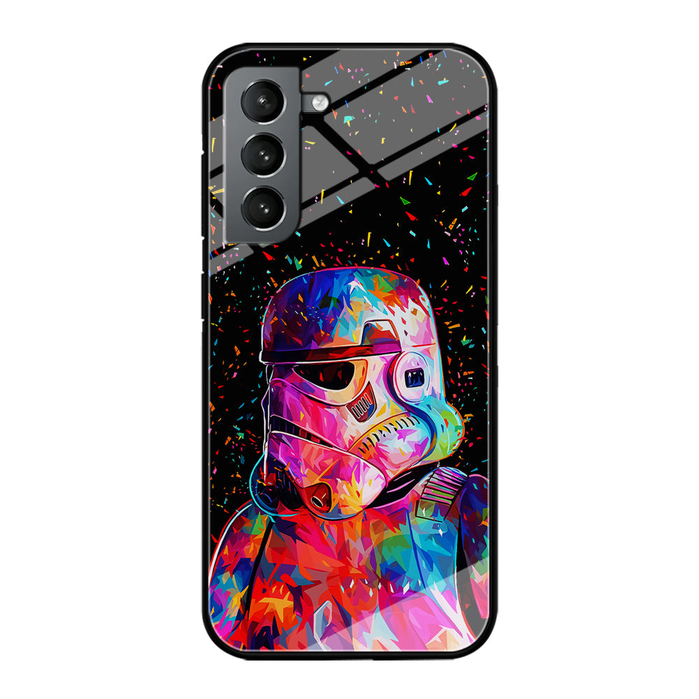 Star Wars Stormtrooper Colorful Samsung Galaxy S23 Case-Phone Case-Tempered Glass Case-Altracase