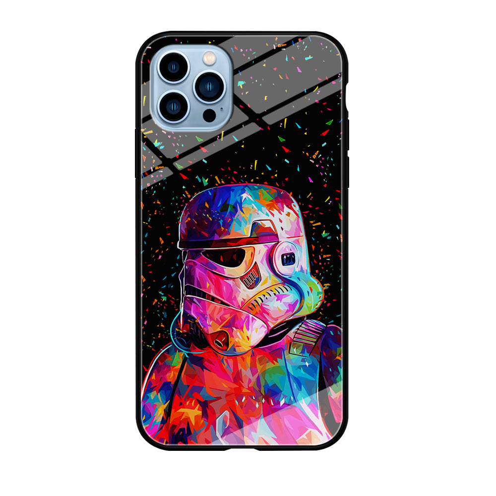 Star Wars Stormtrooper Colorful iPhone 12 Pro Max Case-Phone Case-Tempered Glass Case-Altracase