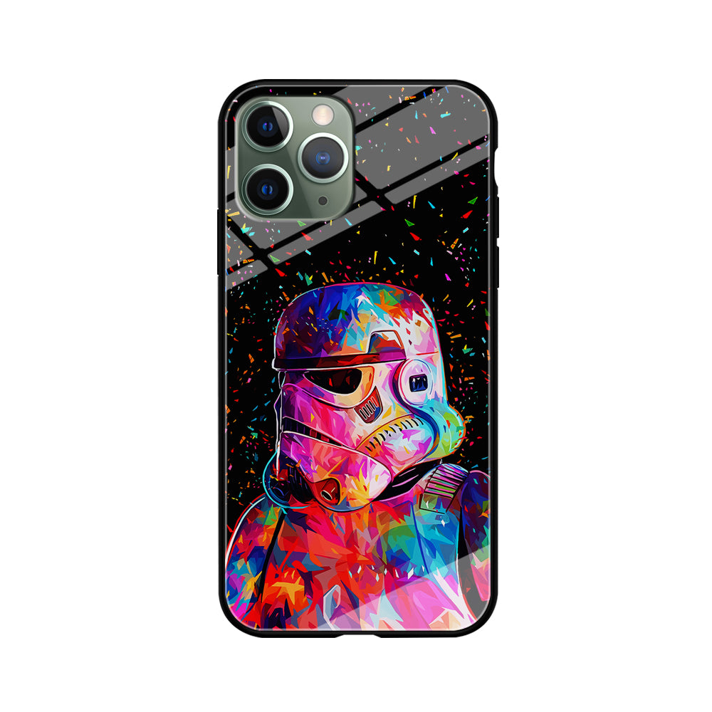 Star Wars Stormtrooper Colorful iPhone 11 Pro Max Case-Phone Case-Tempered Glass Case-Altracase