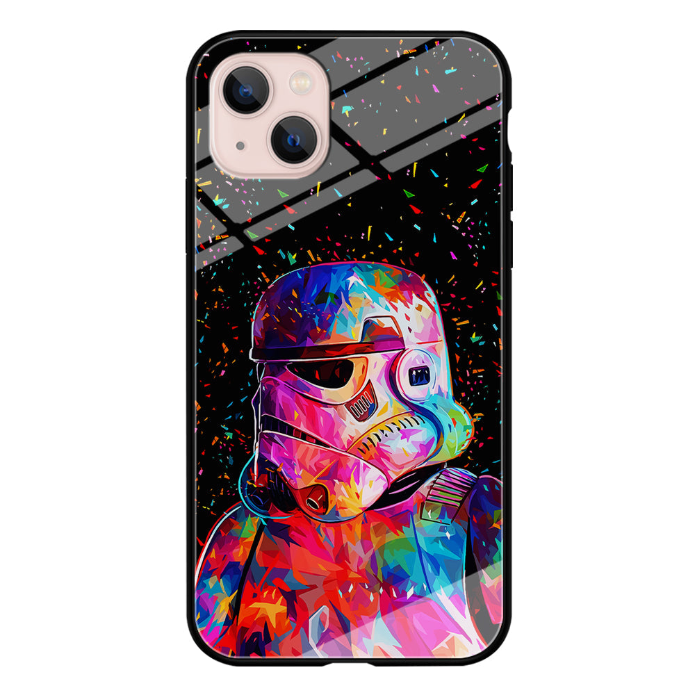 Star Wars Stormtrooper Colorful iPhone 14 Plus Case-Phone Case-Tempered Glass Case-Altracase
