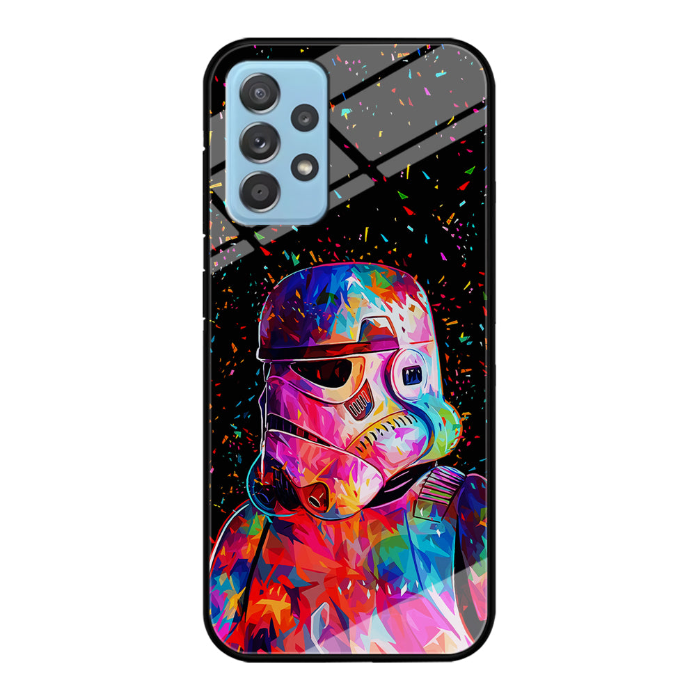 Star Wars Stormtrooper Colorful Samsung Galaxy A72 Case-Phone Case-Tempered Glass Case-Altracase