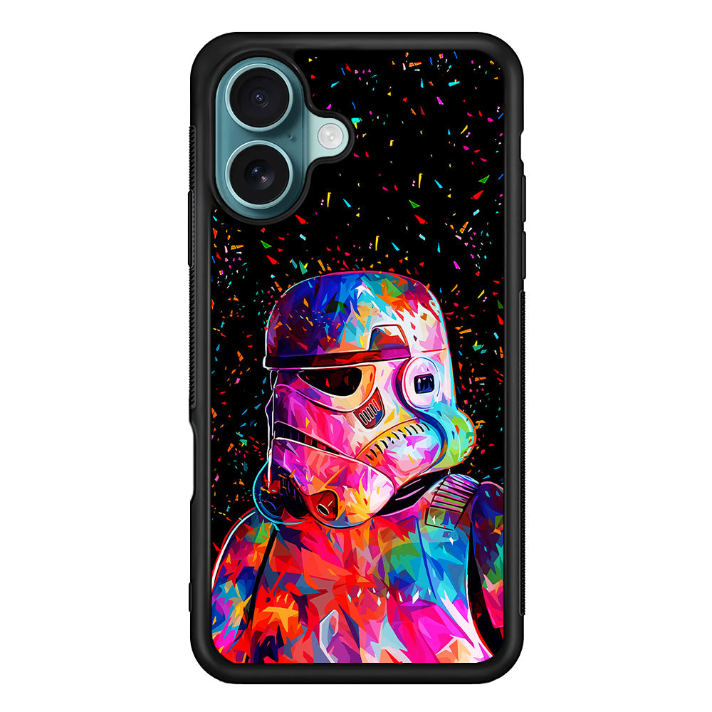 Star Wars Stormtrooper Colorful iPhone 16 Plus Case - Altracase
