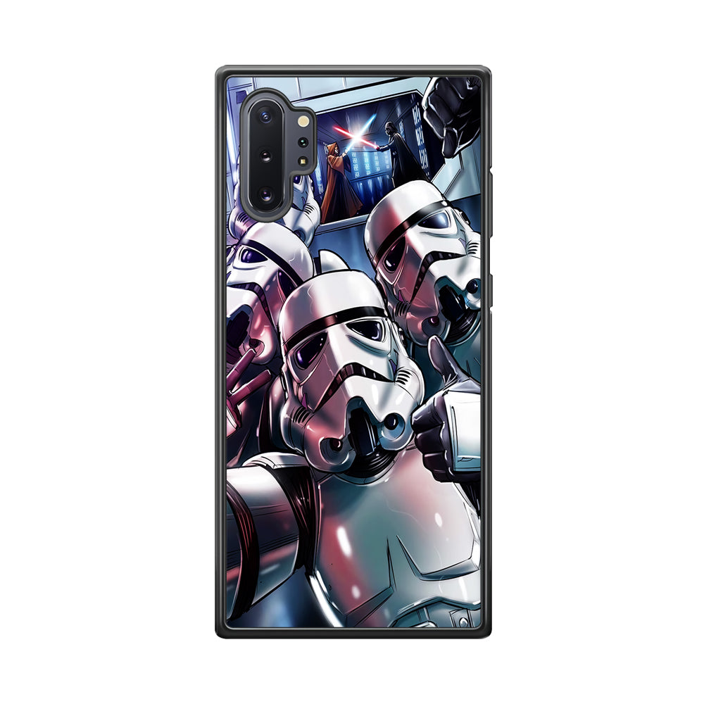 Star Wars Stormtrooper Selfie Samsung Galaxy Note 10 Plus Case-Phone Case-Tempered Glass Case-Altracase
